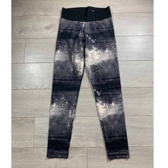 Adidas Climalite Pattern High Rise Tight Leggings - Picture 1 of 9